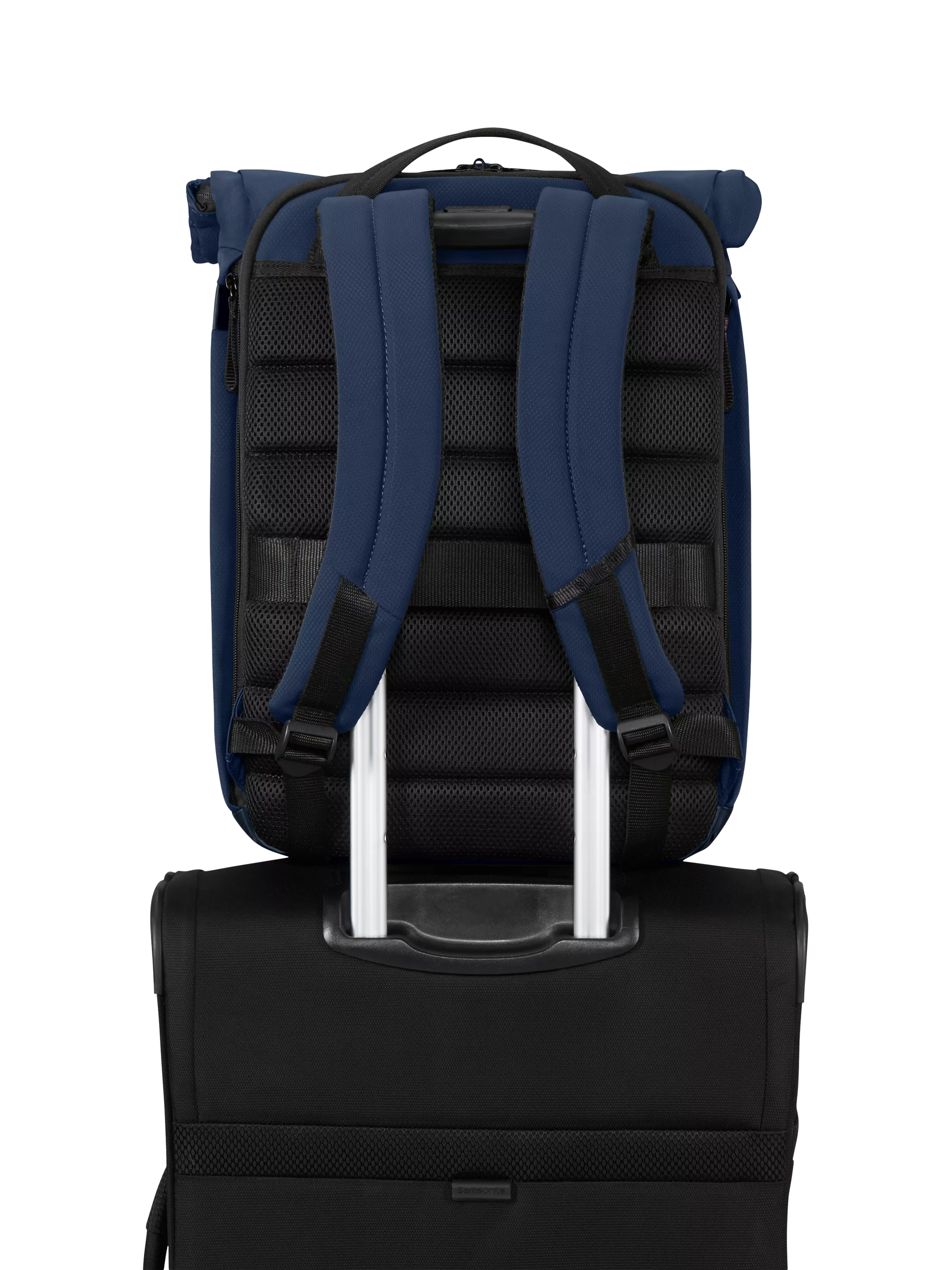Samsonite Moderny roll top backpack 18.5L blue, imported from the UK