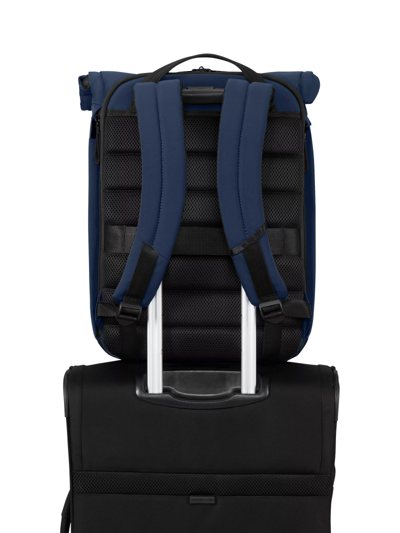 Samsonite Moderny roll top backpack 18.5L blue, imported from the UK