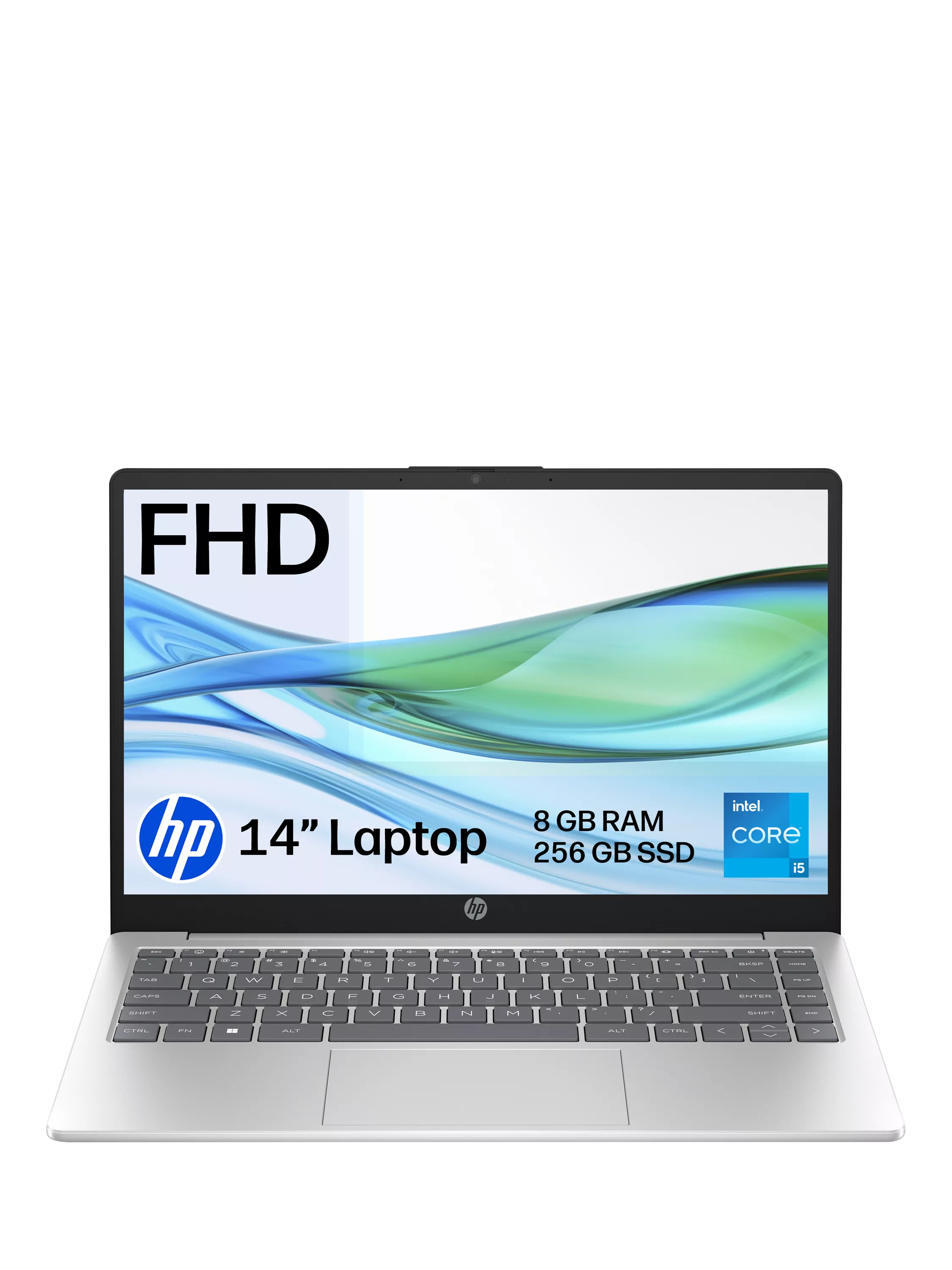 HP 14 laptop Intel Core i5 8GB 256GB SSD, imported from the UK