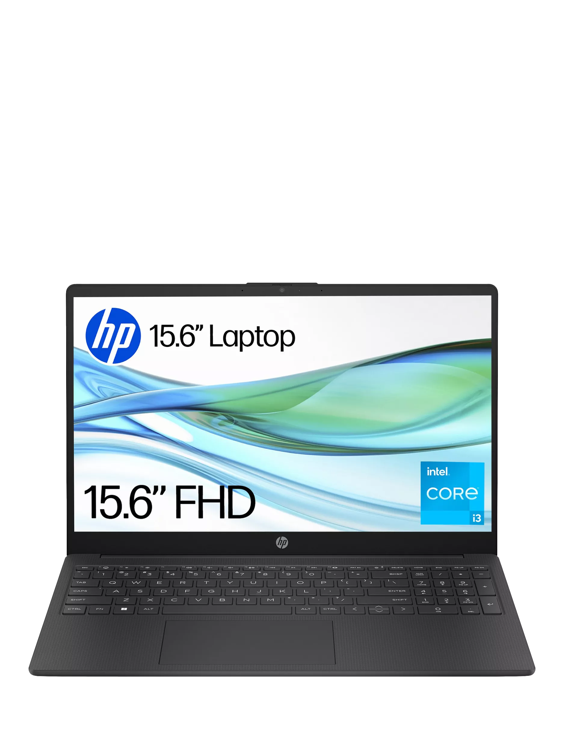 HP 15.6 Intel Core i3 laptop 8GB RAM 256GB SSD - British product