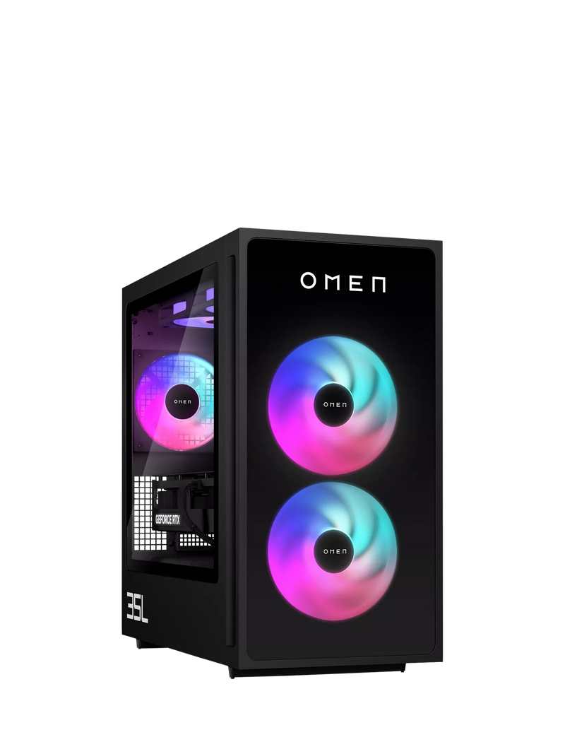 HP OMEN 35L gaming desktop with RTX 5060 Ti - British product