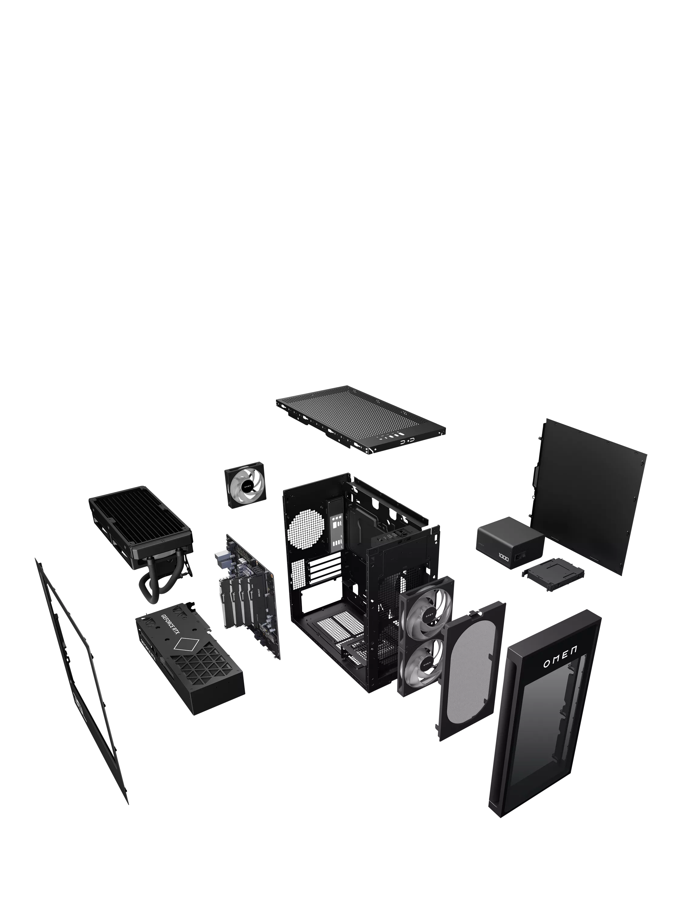 HP OMEN 35L gaming desktop with RTX 5060 Ti - British product