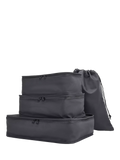 Rock Travel Packing Cubes, Pack of 4, Black