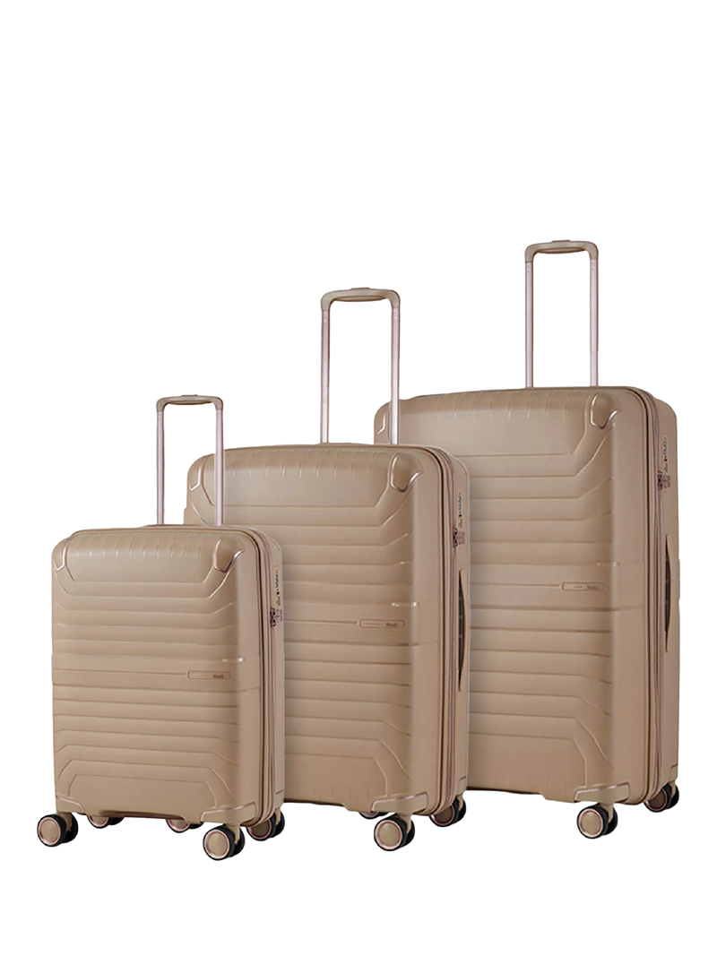 Rock 3-piece expandable suitcase set, imported from the UK