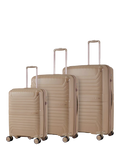 Rock 3-piece expandable suitcase set, imported from the UK