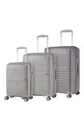 Rock Astrid 3-Piece Expandable 8-Wheel Hard-Sided Suitcase Set