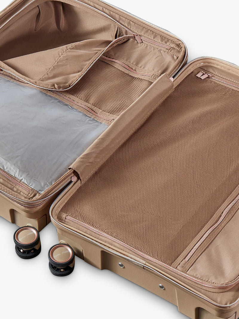 Rock cabin suitcase expandable 8-wheel 31/36L, imported from the UK