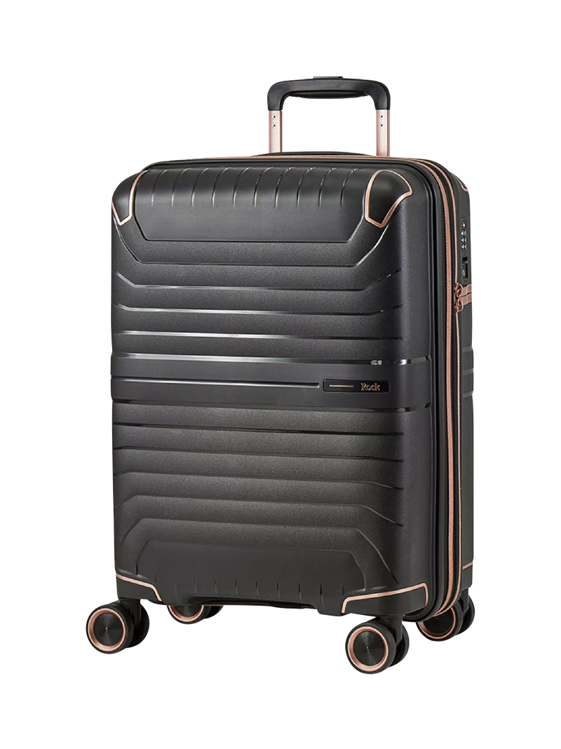 Rock Astrid Small Expandable 8-Wheel Cabin Suitcase 31/36L