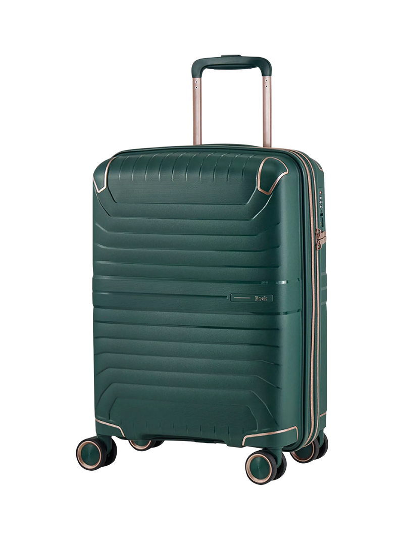 Rock Astrid Small Expandable 8-Wheel Cabin Suitcase 31/36L