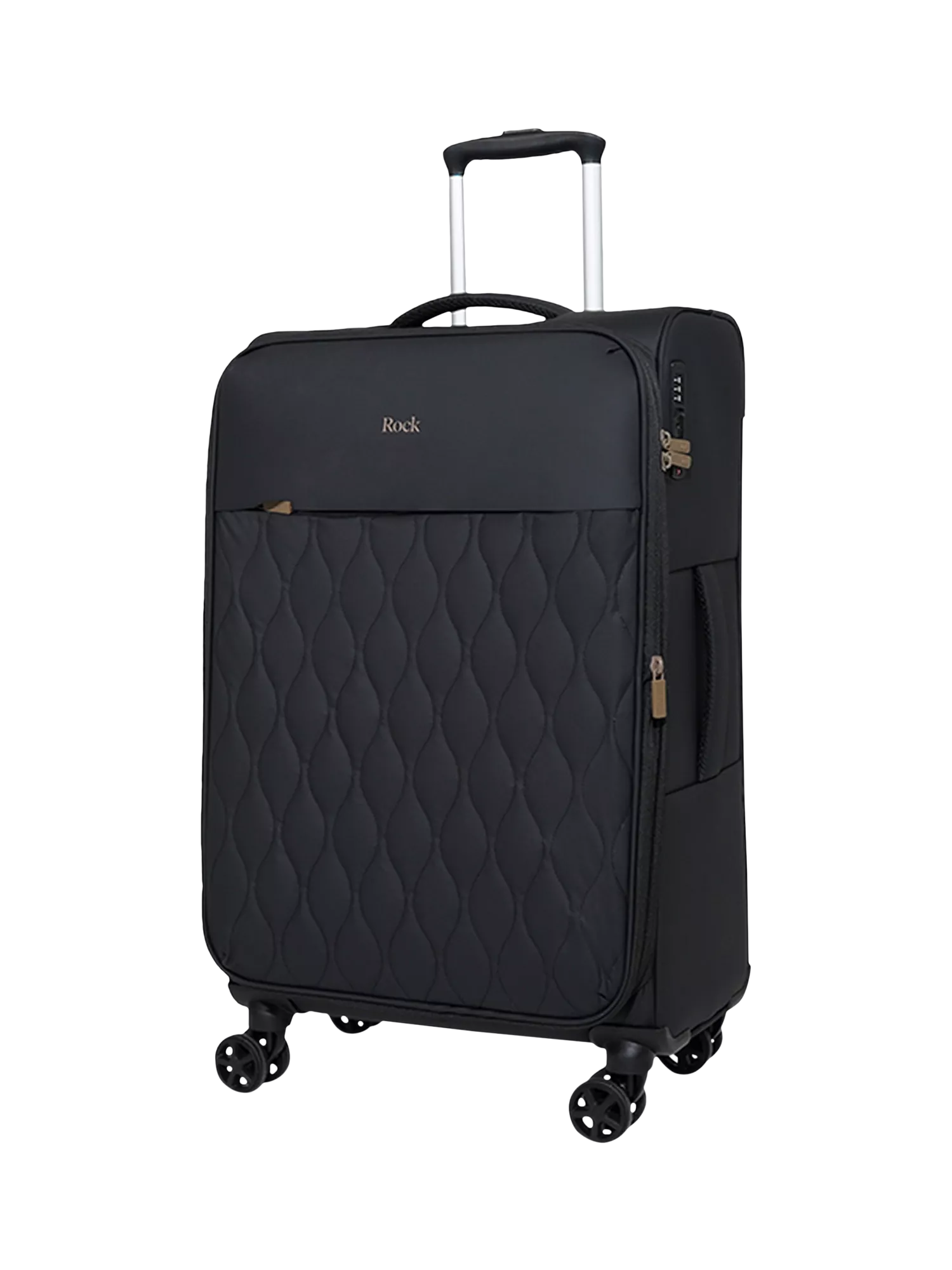Rock Ember medium expandable suitcase, imported from the UK