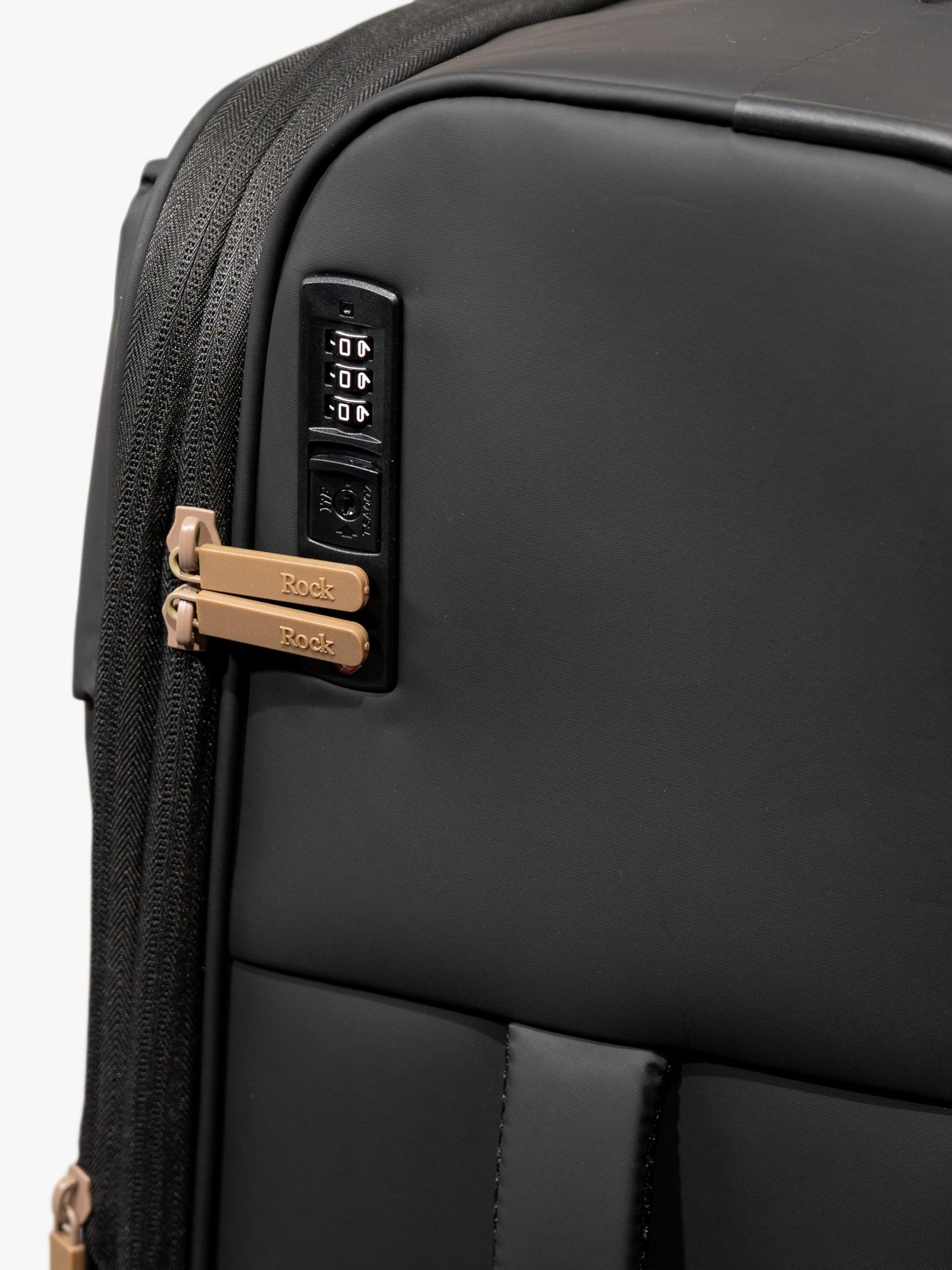 Rock Ember medium expandable suitcase, imported from the UK