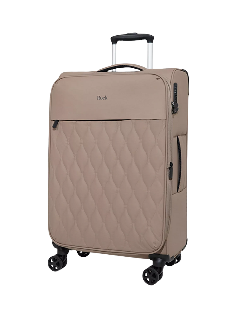 Rock Ember Medium Expandable 8-Wheel Suitcase 46/55L