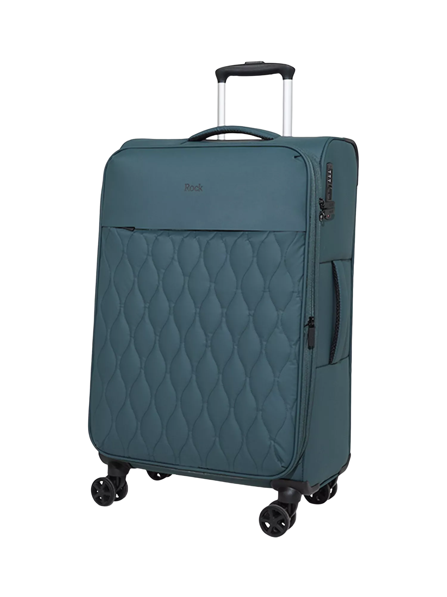 Rock Ember Medium Expandable 8-Wheel Suitcase 46/55L