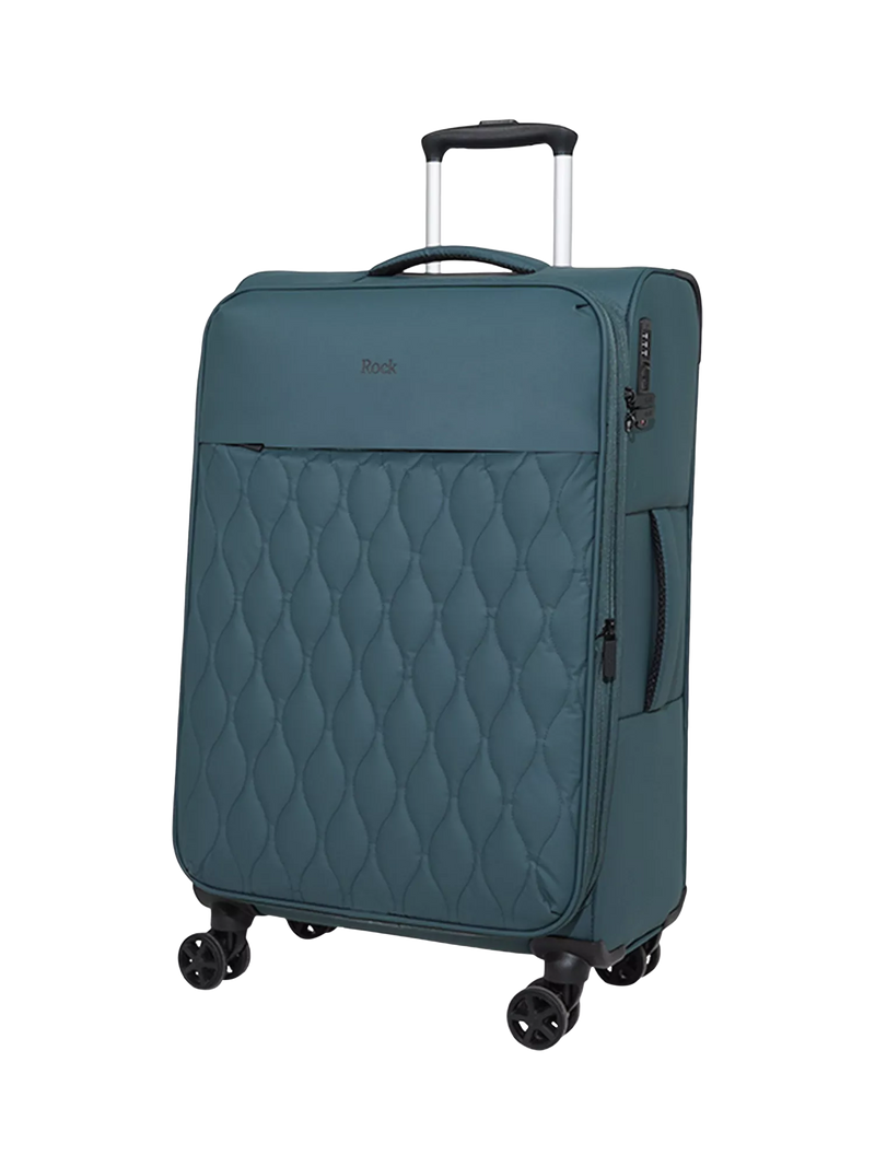 Rock Ember Medium Expandable 8-Wheel Suitcase 46/55L
