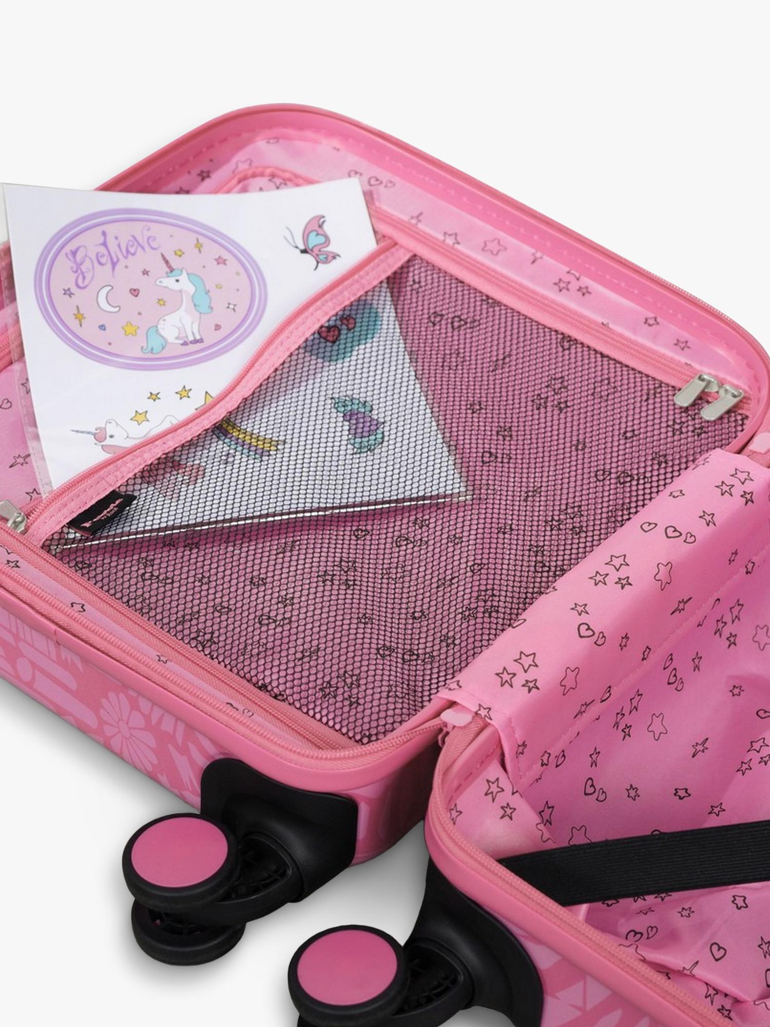 Rock unicorn kids cabin suitcase 45cm 22L, imported from the UK