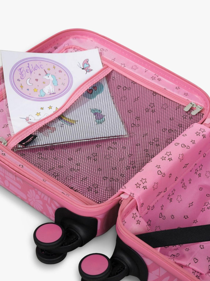Rock unicorn kids cabin suitcase 45cm 22L, imported from the UK