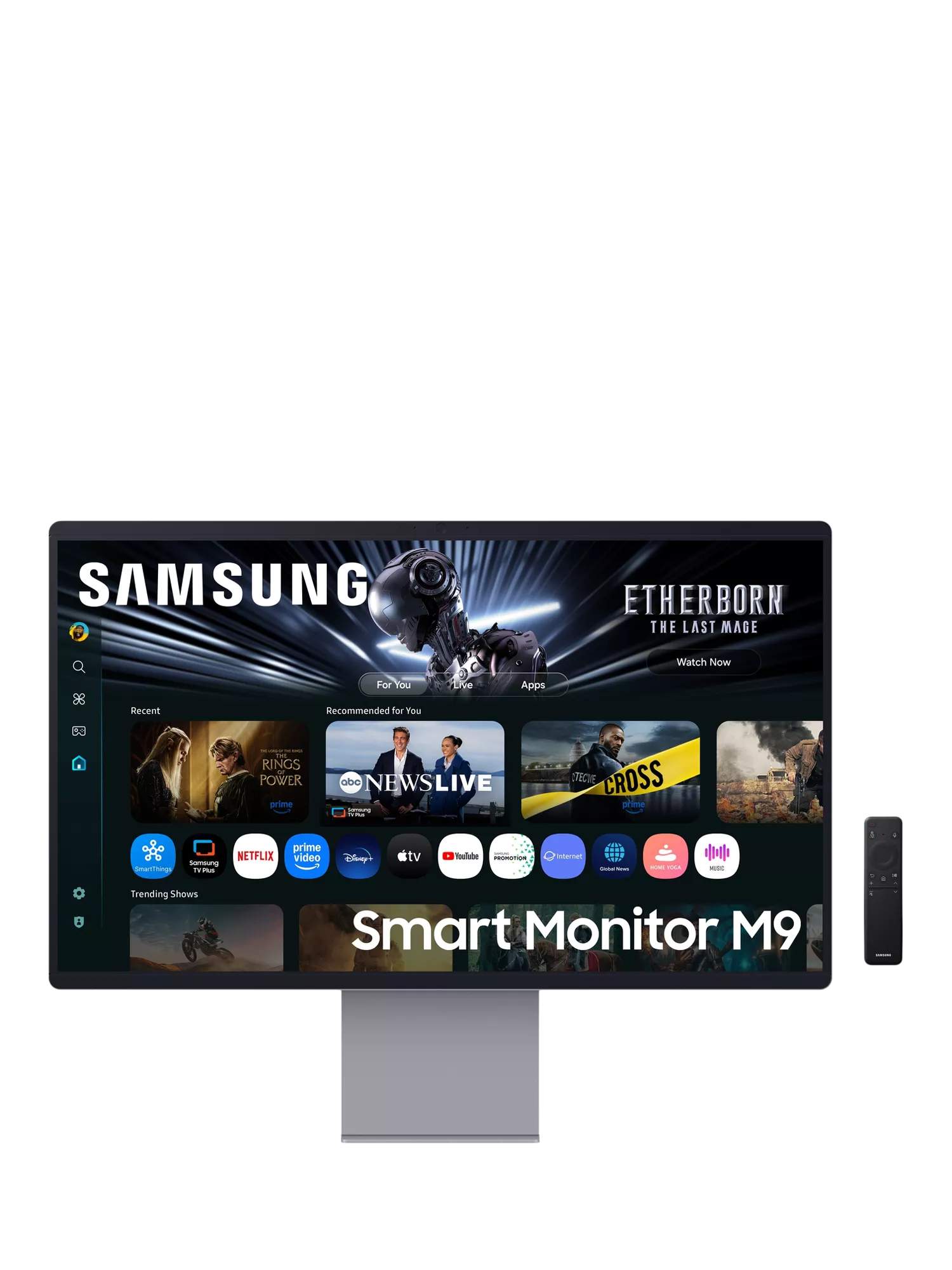 Samsung smart OLED monitor 4K 32-inch, imported from the UK