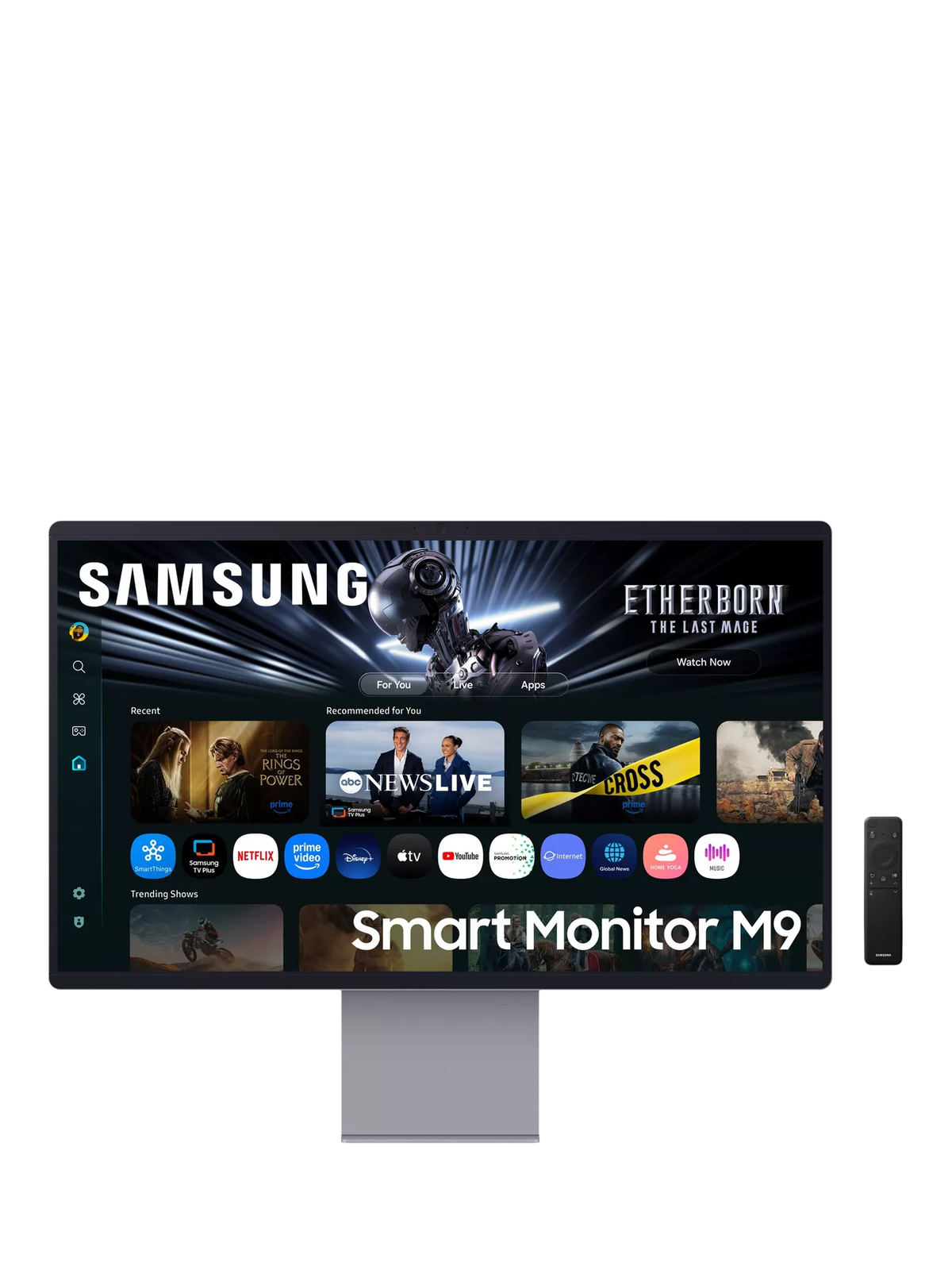 Samsung smart OLED monitor 4K 32-inch, imported from the UK
