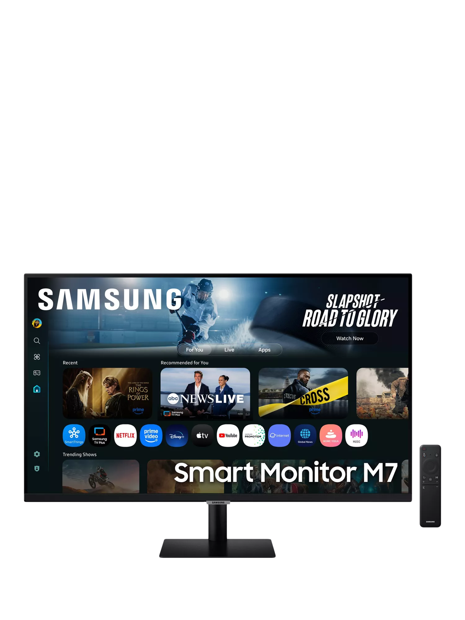 Samsung M70F 43-inch 4K UHD Smart Monitor black, UK version