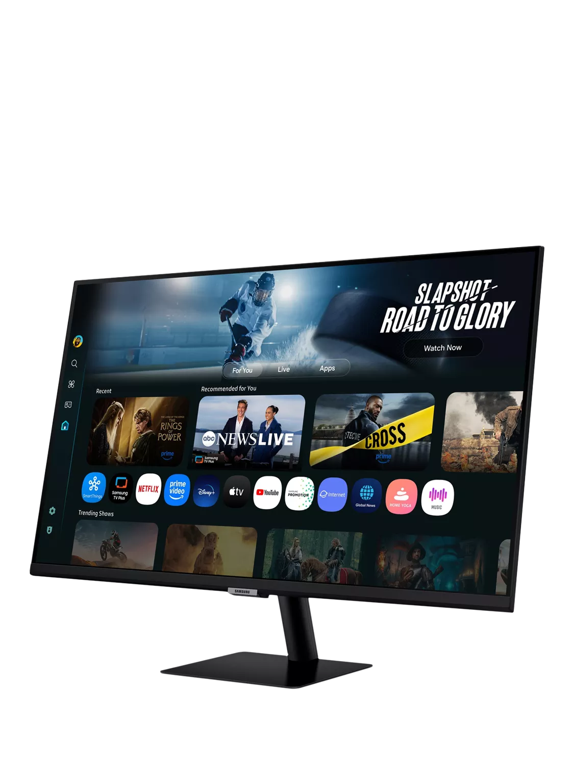 Samsung M70F 43-inch 4K UHD Smart Monitor black, UK version