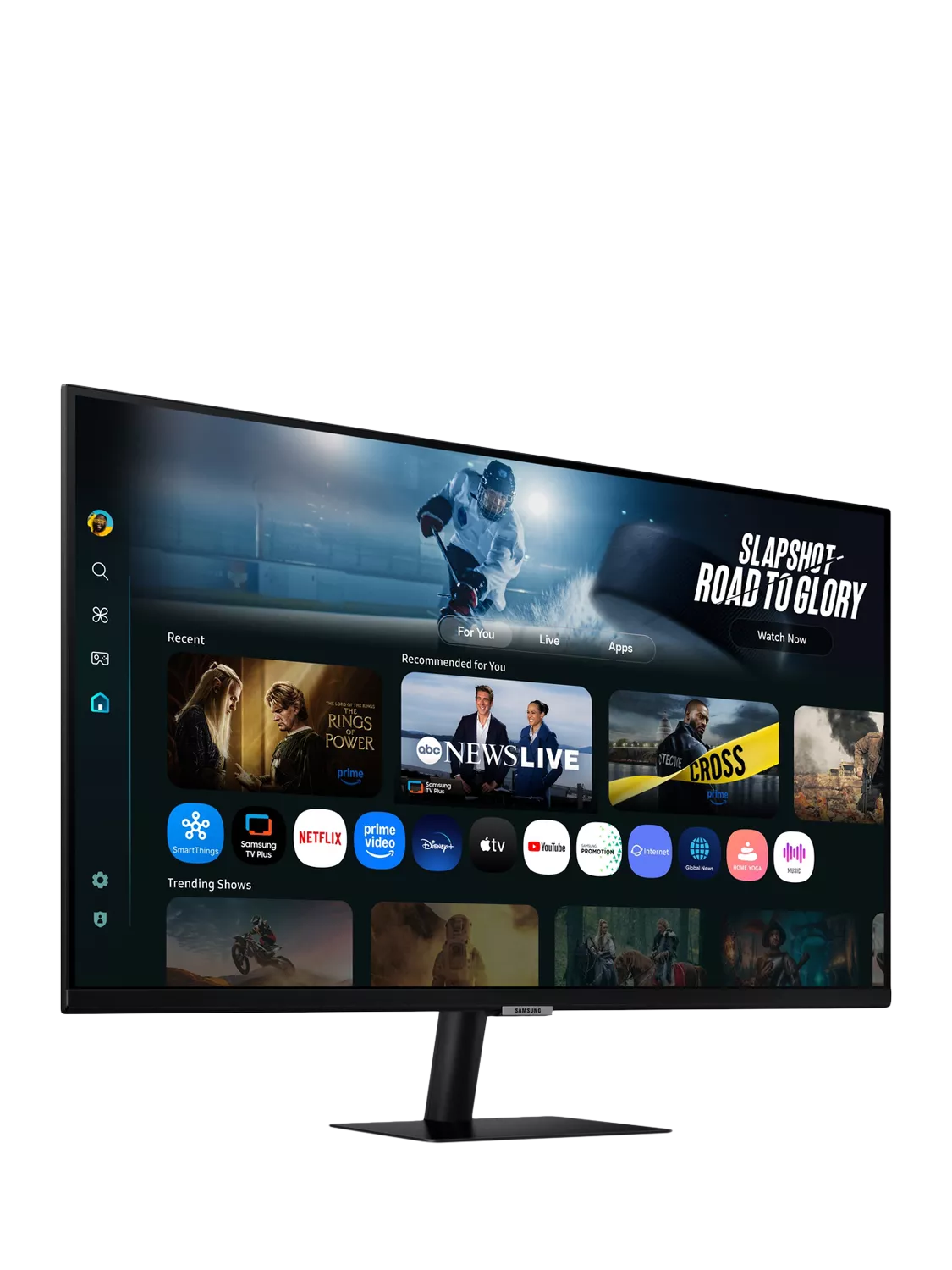 Samsung M70F 43-inch 4K UHD Smart Monitor black, UK version