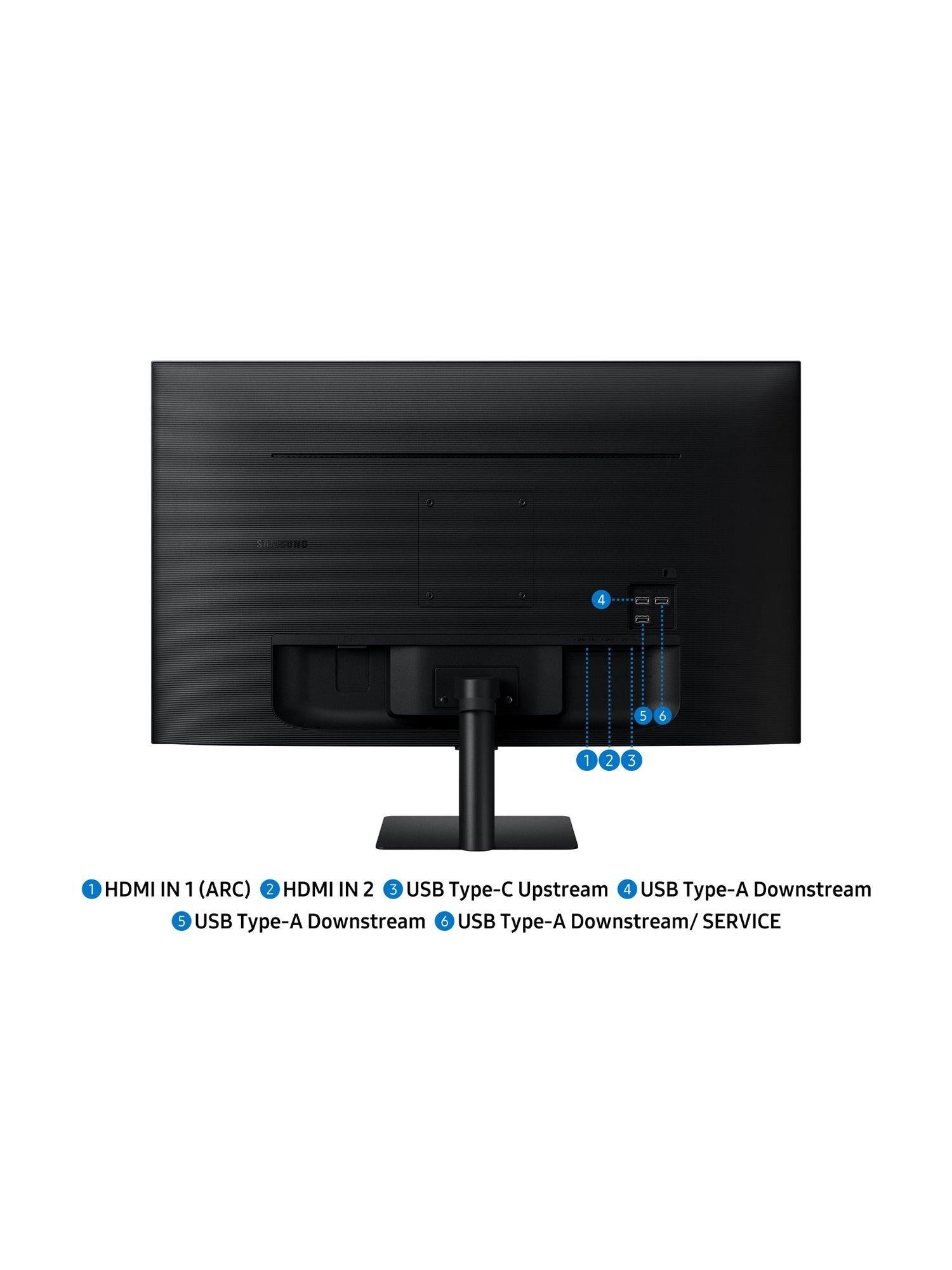 Samsung M70F 43-inch 4K UHD Smart Monitor black, UK version