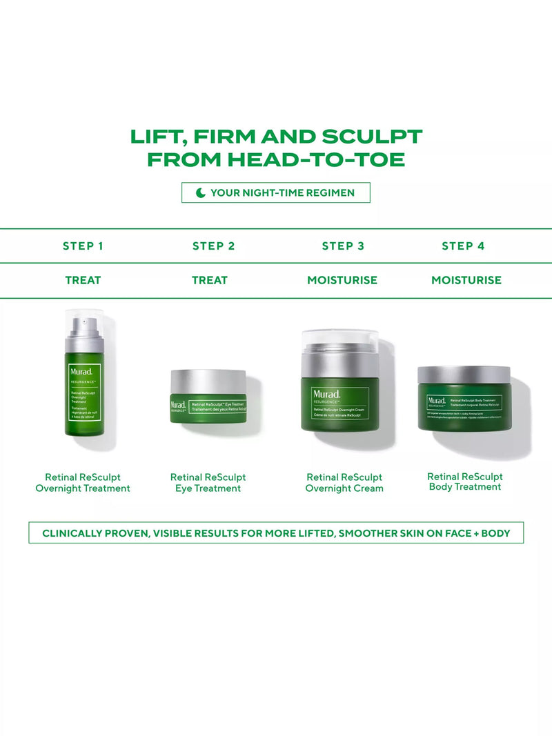 Murad Retinal ReSculpt head-to-toe skincare gift set, UK version