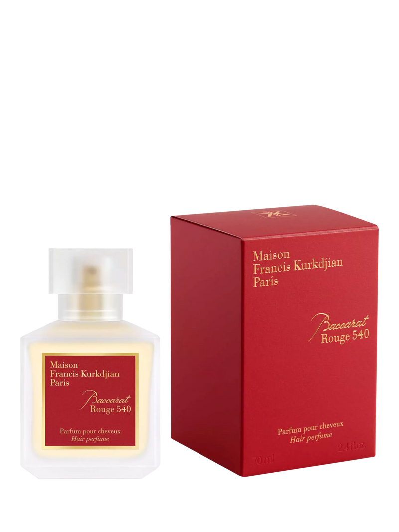 Maison Francis Kurkdjian Baccarat Rouge 540 hair perfume 70ml, imported from the UK