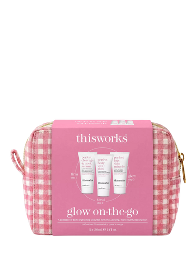 John Lewis This Works Glow On-The-Go Travel Bodycare Gift Set- Buy online at McGrocer
