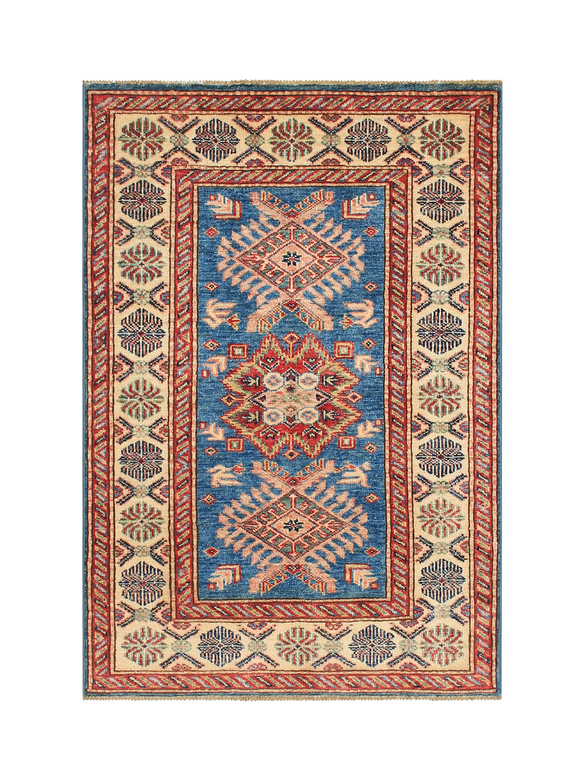 Gooch Oriental Supreme Kazak blue rug 119x83 cm (British brand)