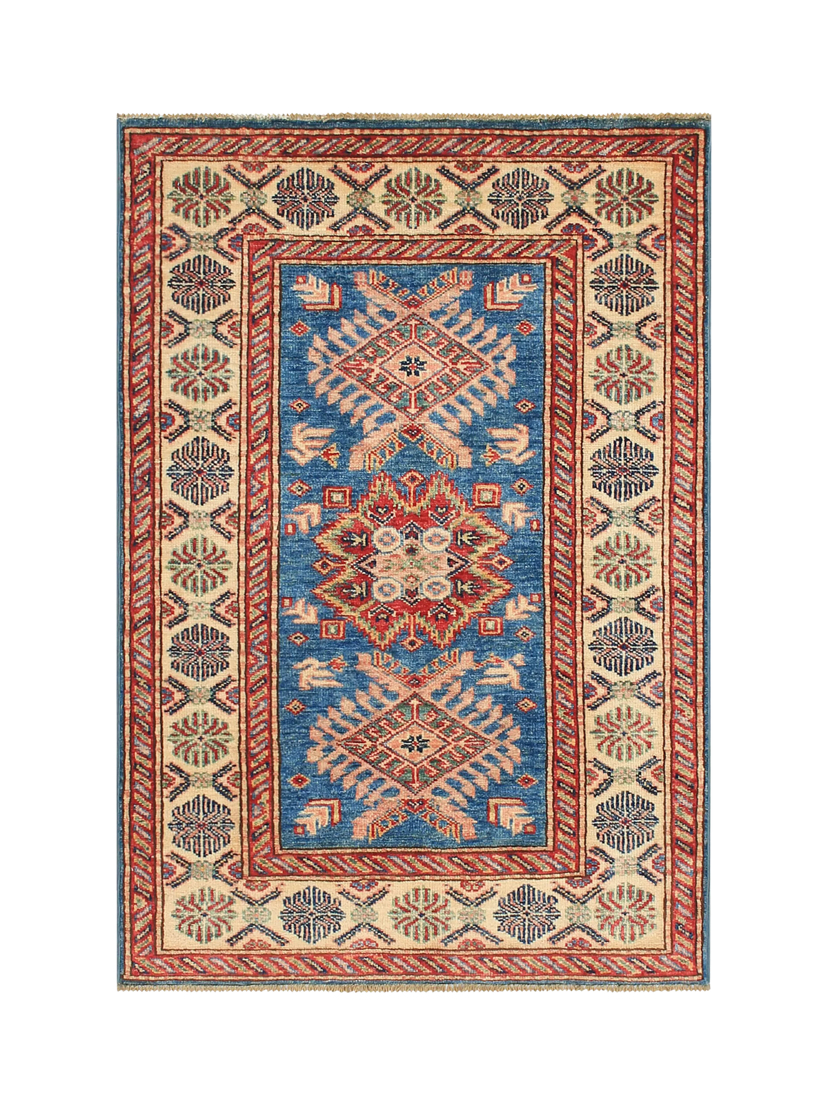 Gooch Oriental Supreme Kazak blue rug 119x83 cm (British brand)