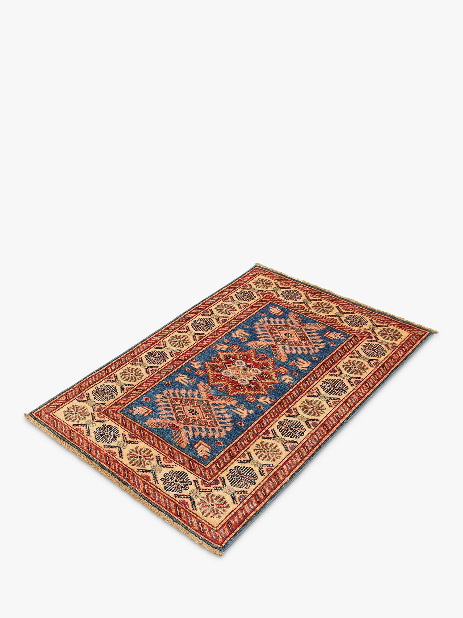Gooch Oriental Supreme Kazak blue rug 119x83 cm (British brand)