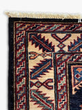 Gooch Oriental Kazak wool rug 180x127cm blue, imported from the UK