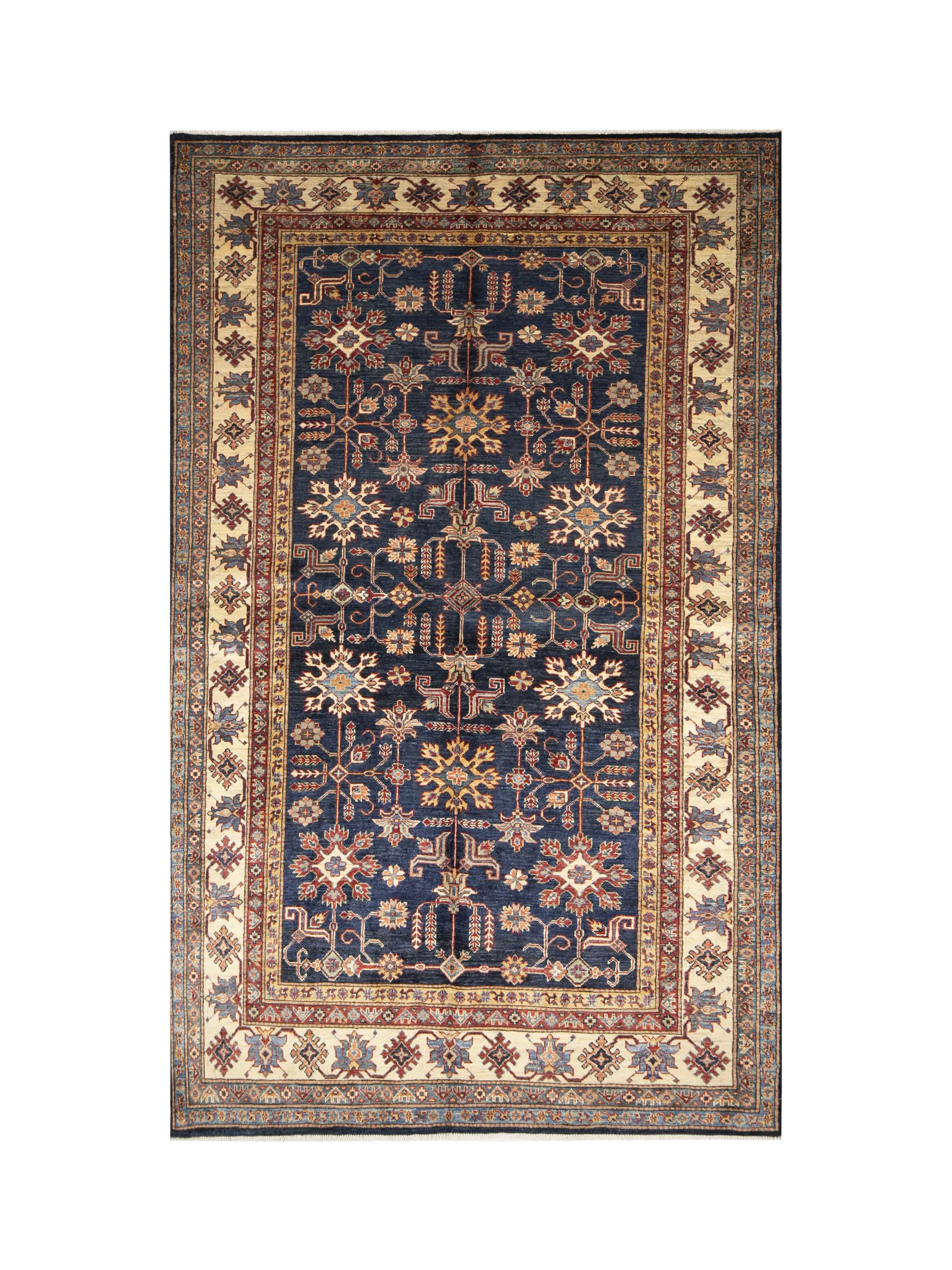 Gooch Oriental Kazak pure wool rug 247x163 cm, imported from the UK