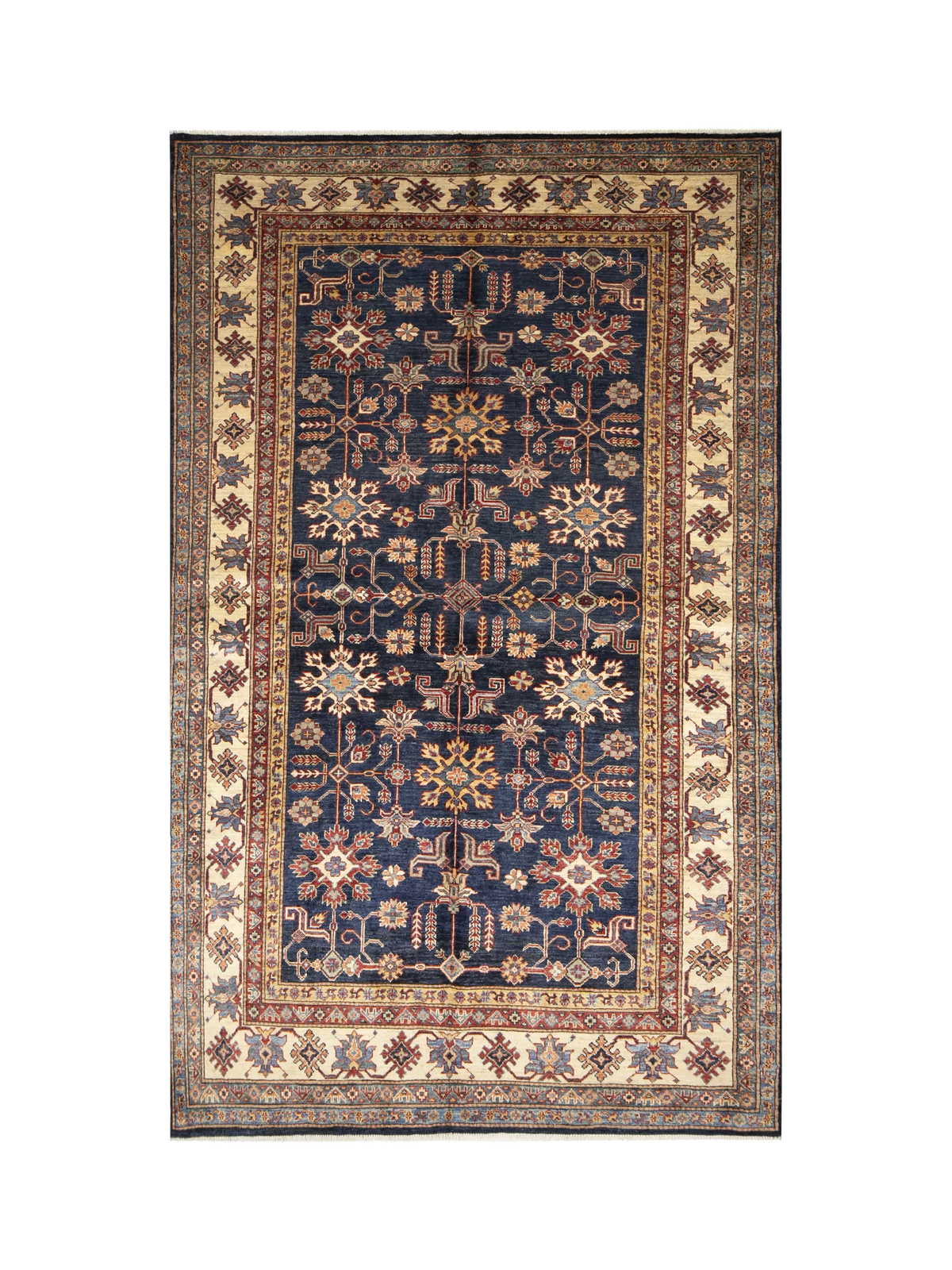 Gooch Oriental Kazak pure wool rug 247x163 cm, imported from the UK