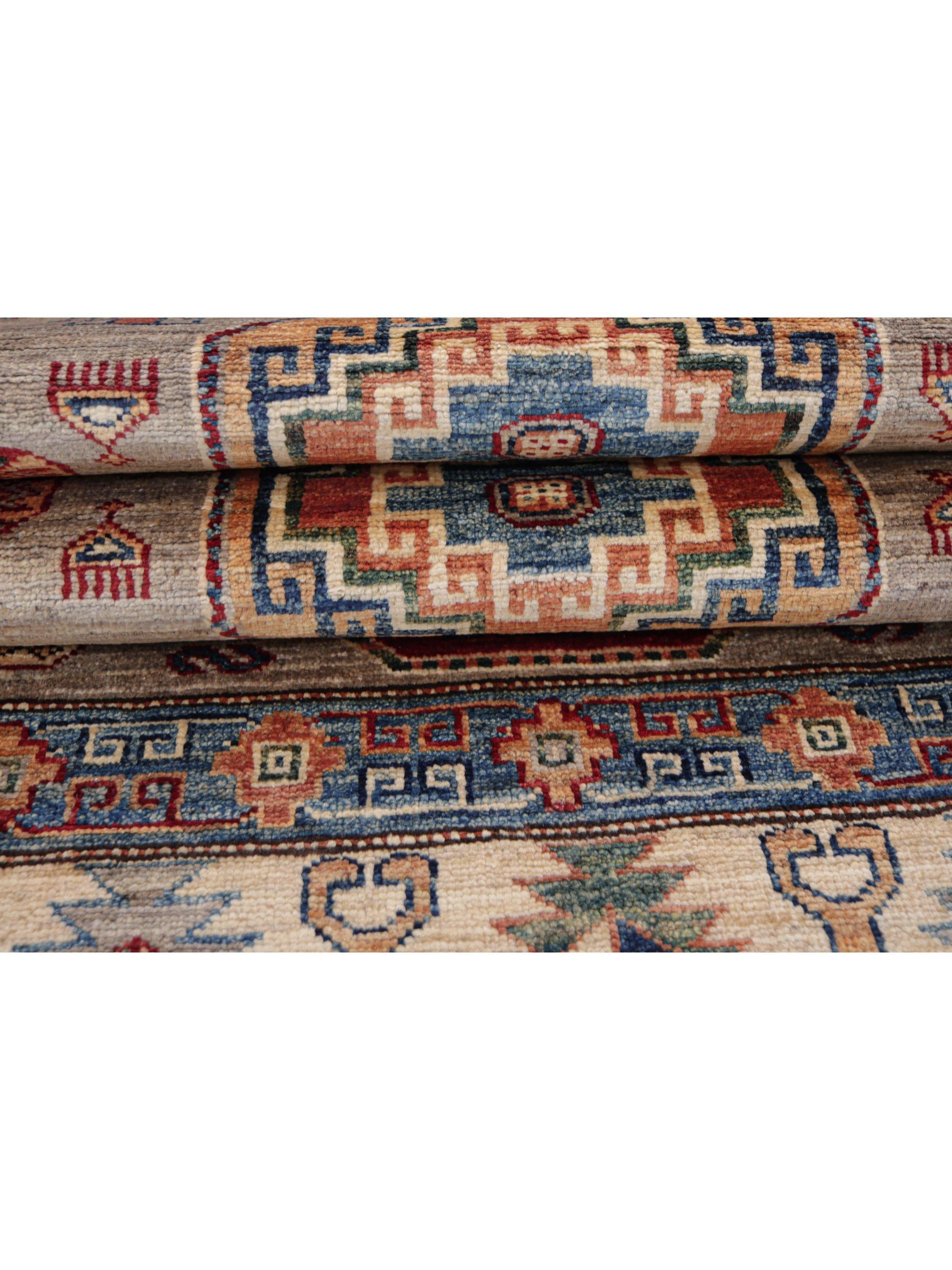 Gooch Oriental Supreme Kazak pure wool rug grey 183x119 cm, UK version
