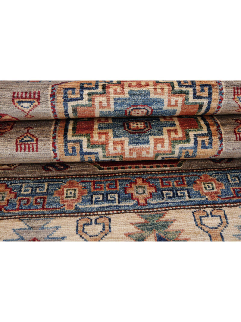 Gooch Oriental Supreme Kazak pure wool rug grey 183x119 cm, UK version