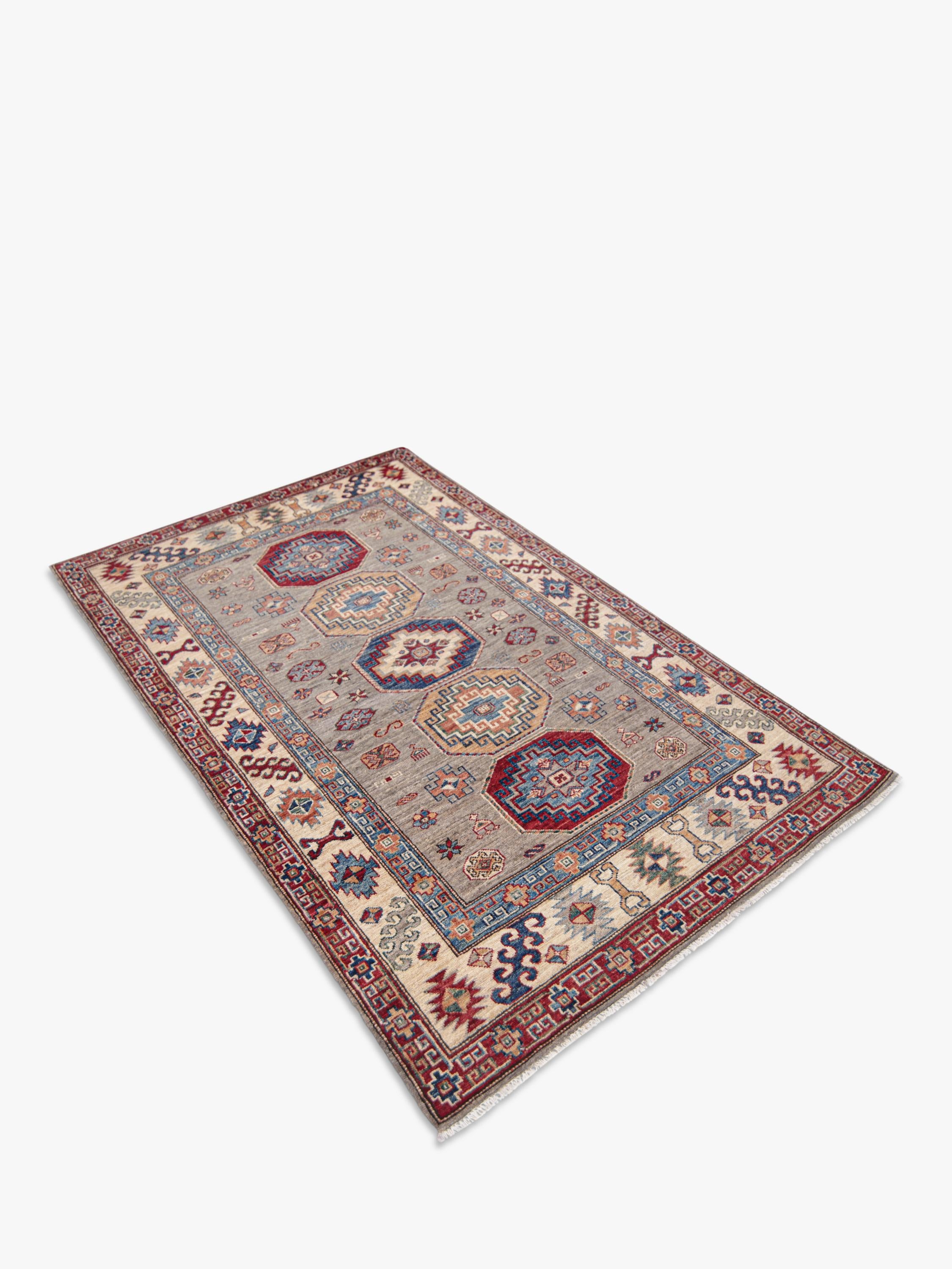 Gooch Oriental Supreme Kazak pure wool rug grey 183x119 cm, UK version