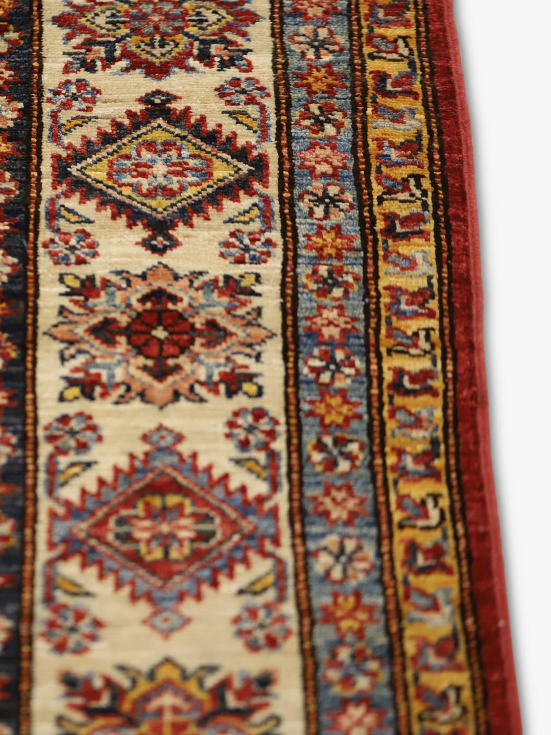 Gooch Oriental Supreme Kazak red wool rug 244x175 cm - British product