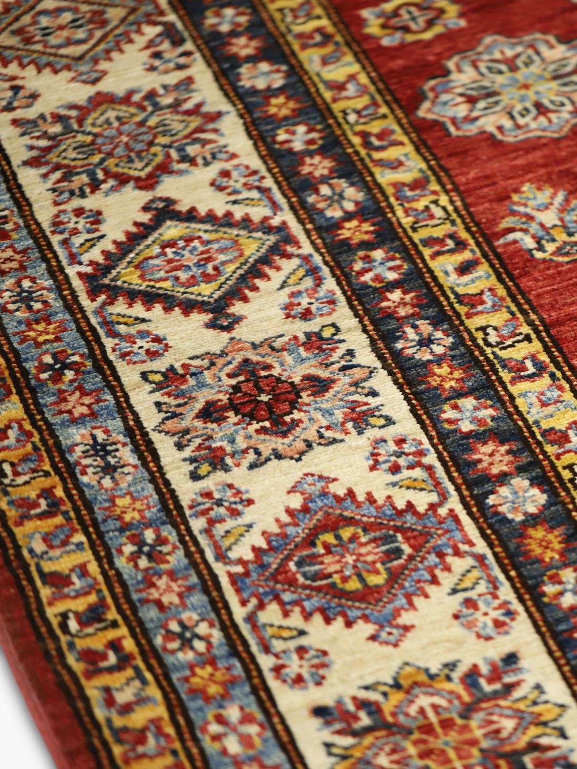 Gooch Oriental Supreme Kazak red wool rug 244x175 cm - British product