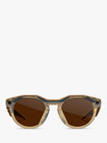 Oakley Meta HSTN brown smart glasses with clear to brown Transitions lenses (British brand)