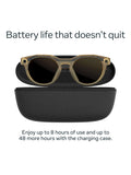Oakley Meta HSTN brown smart glasses with clear to brown Transitions lenses (British brand)