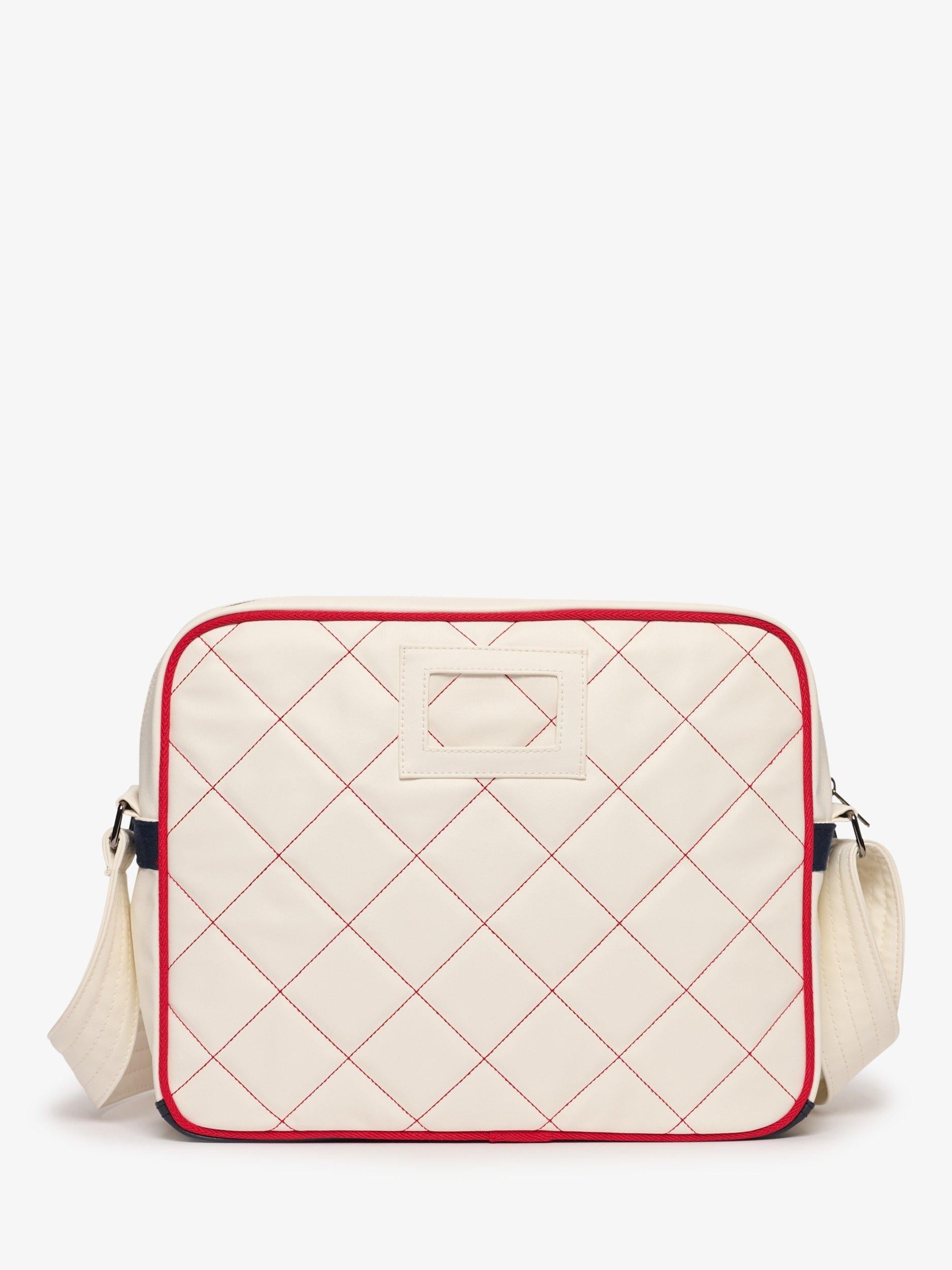 Superdry Retro Alumni Messenger Bag with adjustable strap, imported from the UK