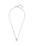 Eclectica faux pearl crystal pendant necklace 45cm, imported from the UK