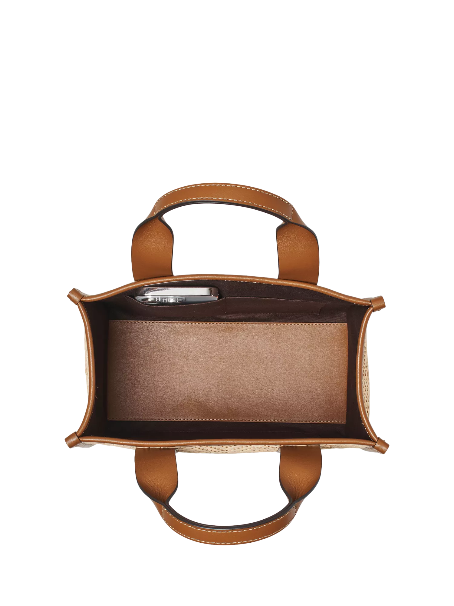 Aspinal of London small tote bag neutral raffia, imported from the UK
