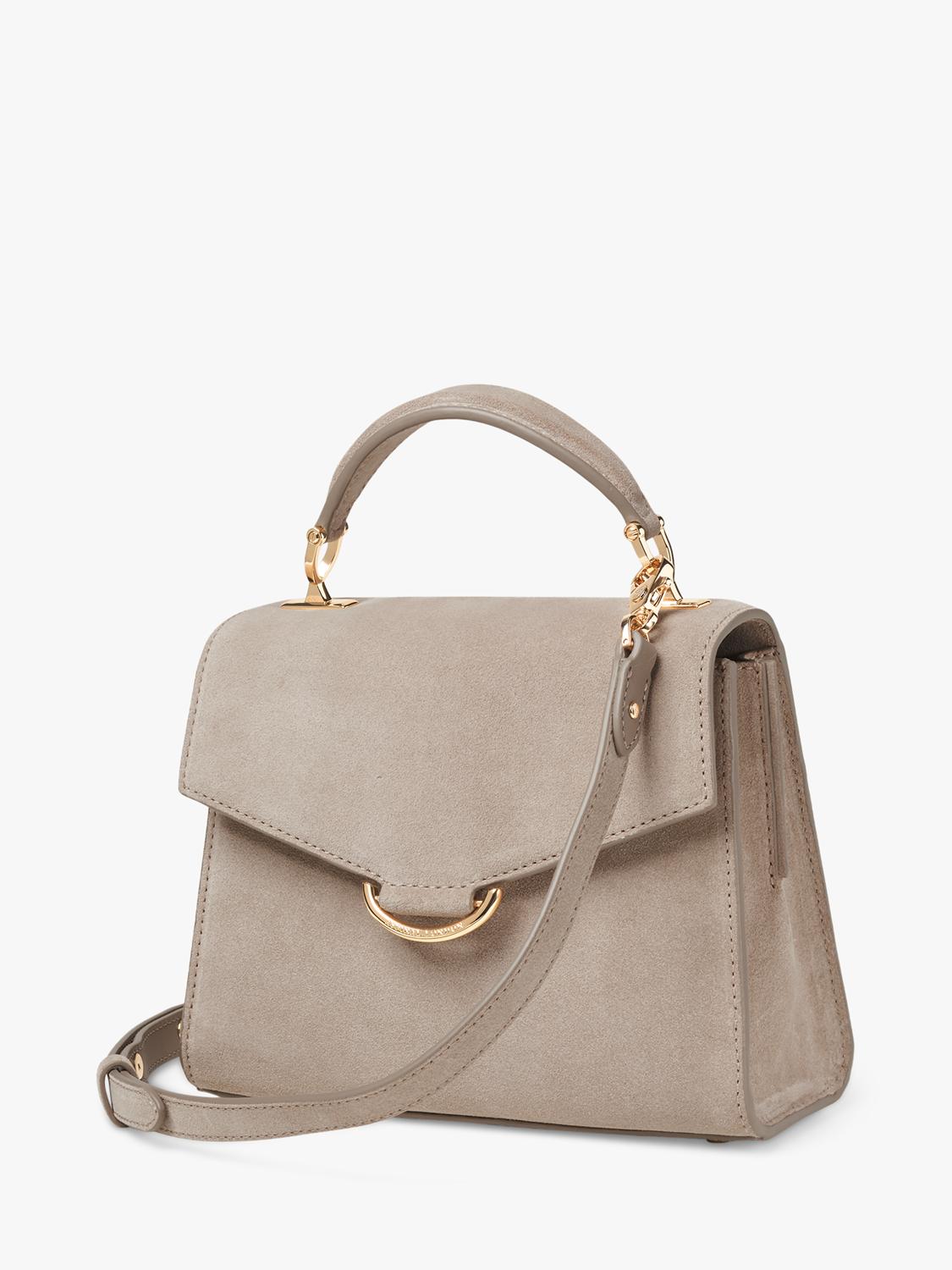Aspinal of London Midi Mayfair suede grab bag (British brand)