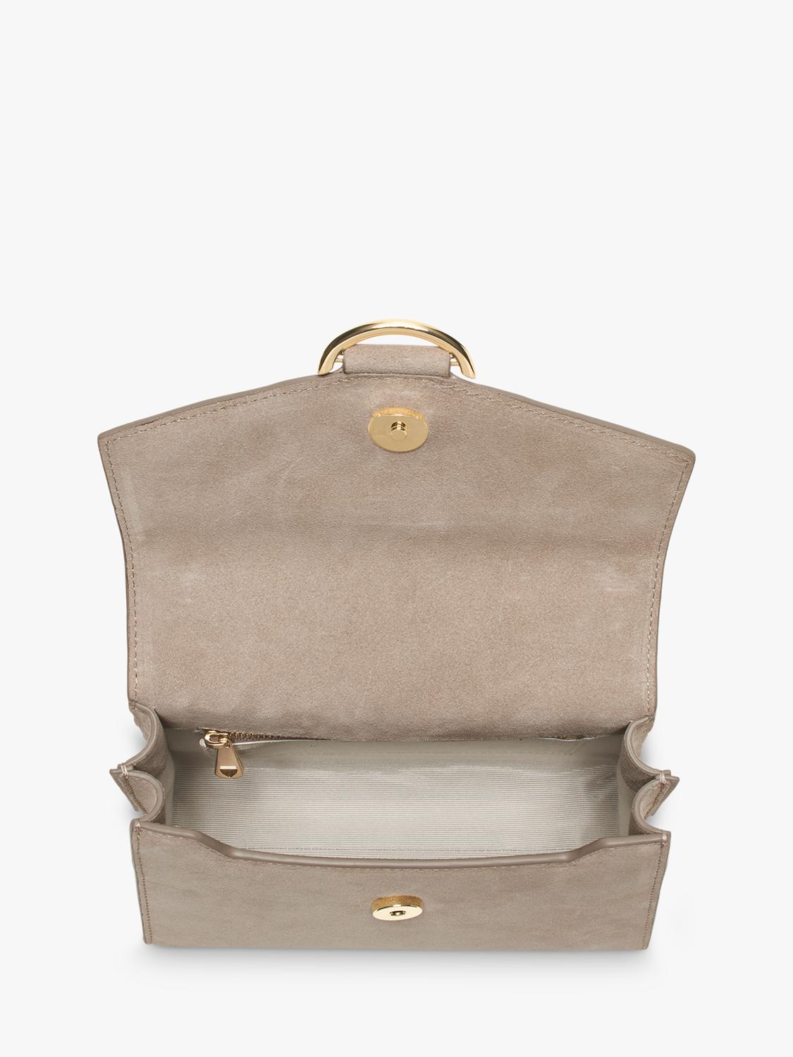 Aspinal of London Midi Mayfair suede grab bag (British brand)