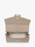 Aspinal of London Midi Mayfair suede grab bag (British brand)