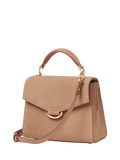 Aspinal of London Midi Mayfair suede grab bag (British brand)