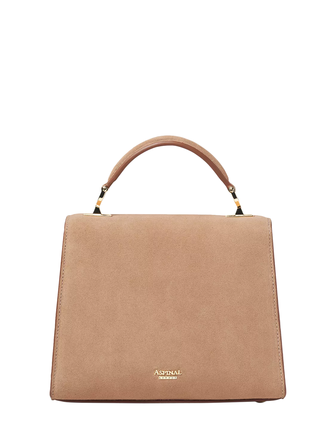 Aspinal of London Midi Mayfair suede grab bag (British brand)